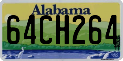 AL license plate 64CH264