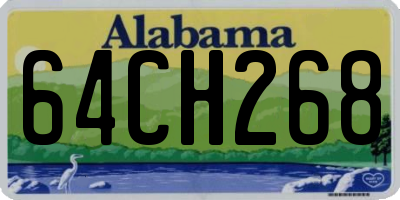 AL license plate 64CH268