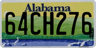 AL license plate 64CH276