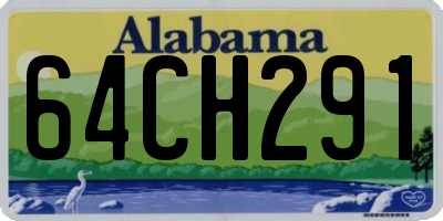 AL license plate 64CH291