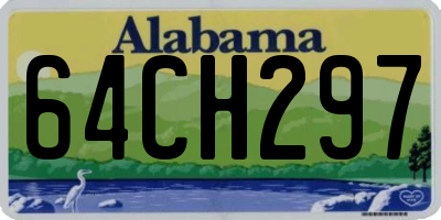 AL license plate 64CH297