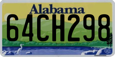 AL license plate 64CH298