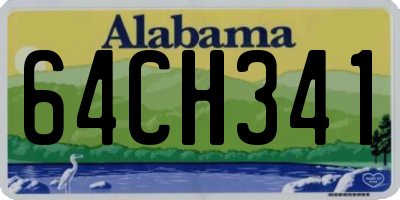 AL license plate 64CH341