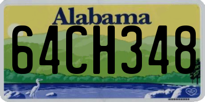 AL license plate 64CH348