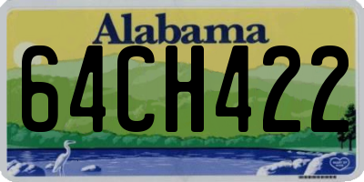 AL license plate 64CH422