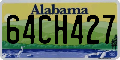 AL license plate 64CH427