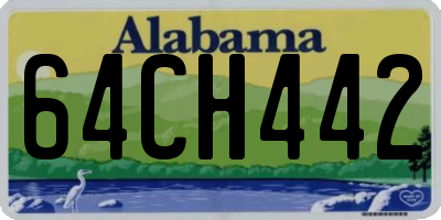 AL license plate 64CH442