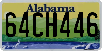 AL license plate 64CH446