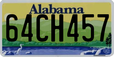 AL license plate 64CH457