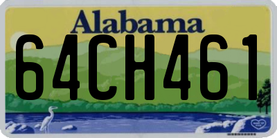 AL license plate 64CH461