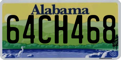 AL license plate 64CH468