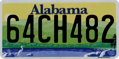 AL license plate 64CH482
