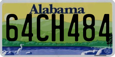 AL license plate 64CH484