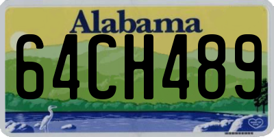 AL license plate 64CH489