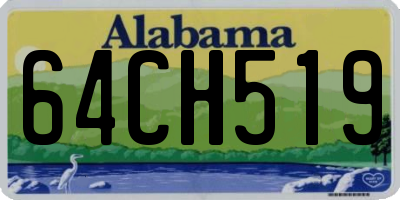 AL license plate 64CH519