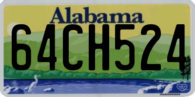 AL license plate 64CH524