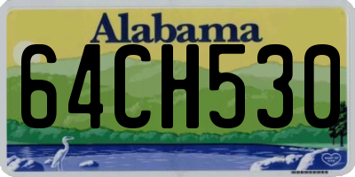 AL license plate 64CH530