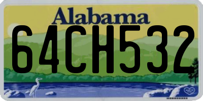 AL license plate 64CH532