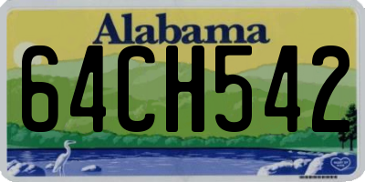 AL license plate 64CH542