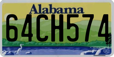 AL license plate 64CH574