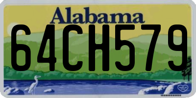 AL license plate 64CH579