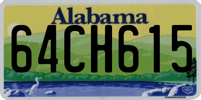 AL license plate 64CH615