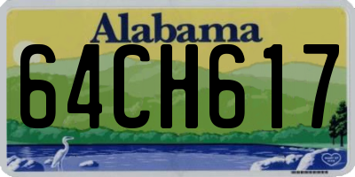 AL license plate 64CH617