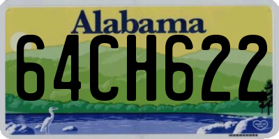 AL license plate 64CH622