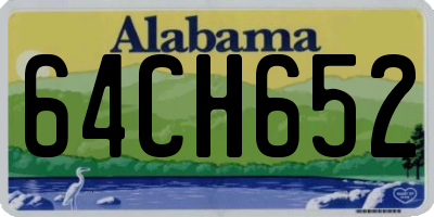 AL license plate 64CH652