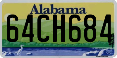 AL license plate 64CH684