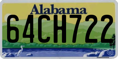 AL license plate 64CH722