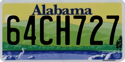 AL license plate 64CH727