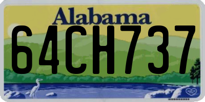 AL license plate 64CH737