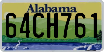 AL license plate 64CH761
