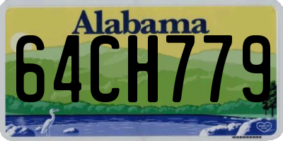 AL license plate 64CH779