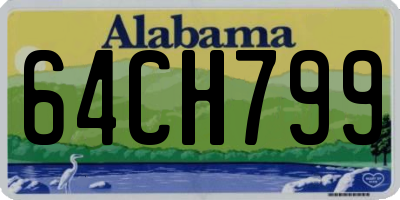 AL license plate 64CH799