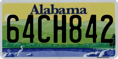 AL license plate 64CH842