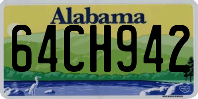 AL license plate 64CH942