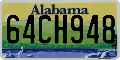 AL license plate 64CH948
