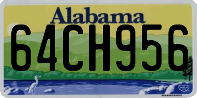 AL license plate 64CH956