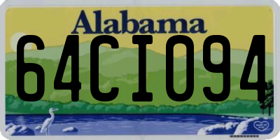 AL license plate 64CI094