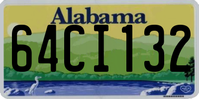 AL license plate 64CI132