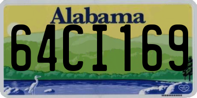 AL license plate 64CI169