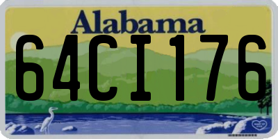 AL license plate 64CI176