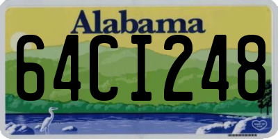 AL license plate 64CI248