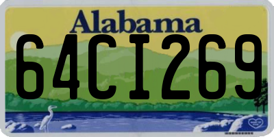 AL license plate 64CI269
