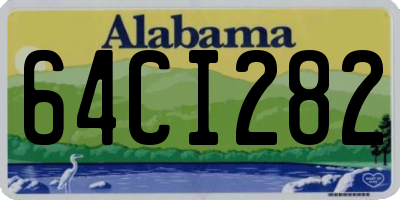 AL license plate 64CI282