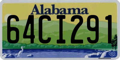 AL license plate 64CI291
