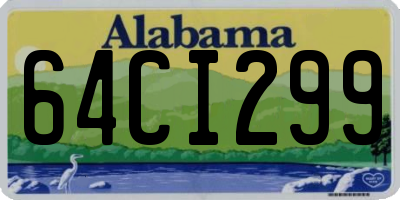 AL license plate 64CI299