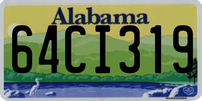AL license plate 64CI319